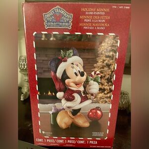 NEW Disney Traditions Jim Shore Holiday Minnie Mouse - 17” Figure